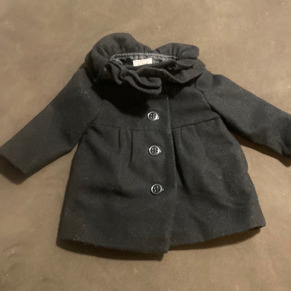 Old Navy black wool coat